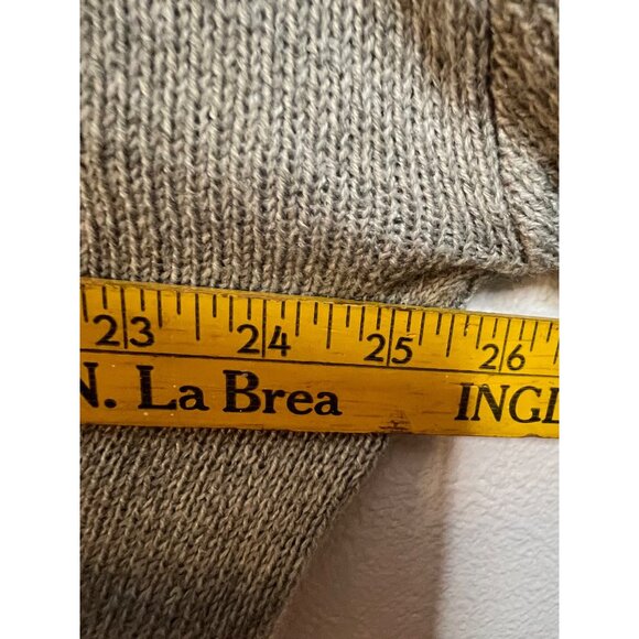 H&M Divided Women L SOFT Cropped Pullover Crewneck Gray Knit Sweater Oversized - Picture 13 of 16